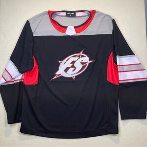 FullSend Black and Red Long Sleeve Jersey